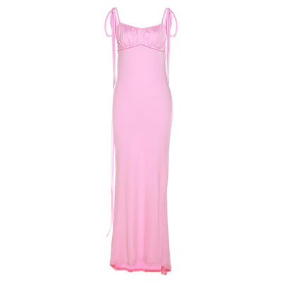 Women’s Fashion Suspender Sexy Backless Slim Hip Wrap Temperament Dress
