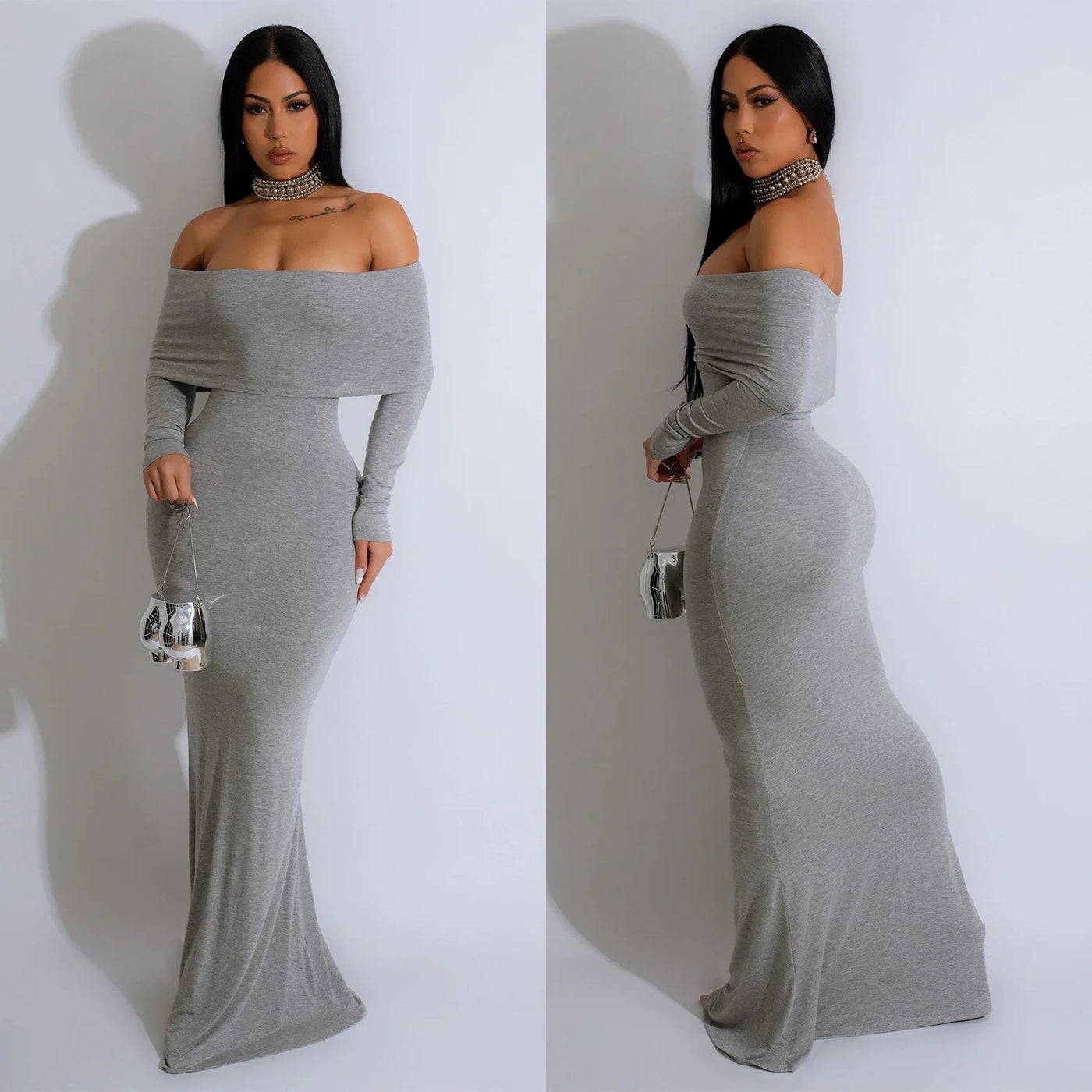 Sexy One Shoulder Long Dress