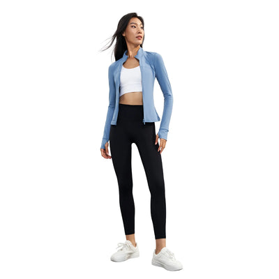 Velvet Vertical Collar Yoga Sport Coat