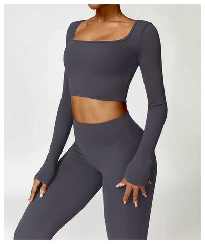 Long Sleeve Fitted Top