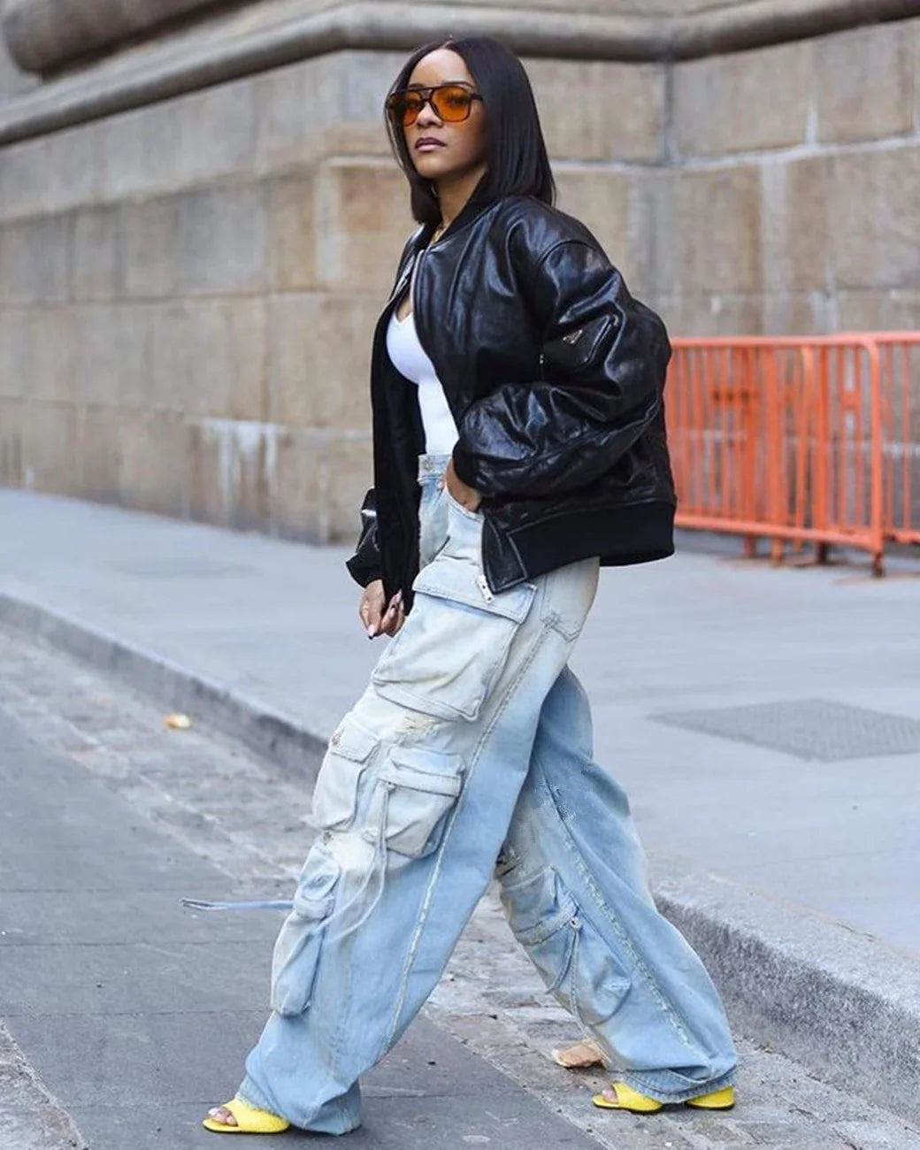 Multi Pocket Pants Casual Pants