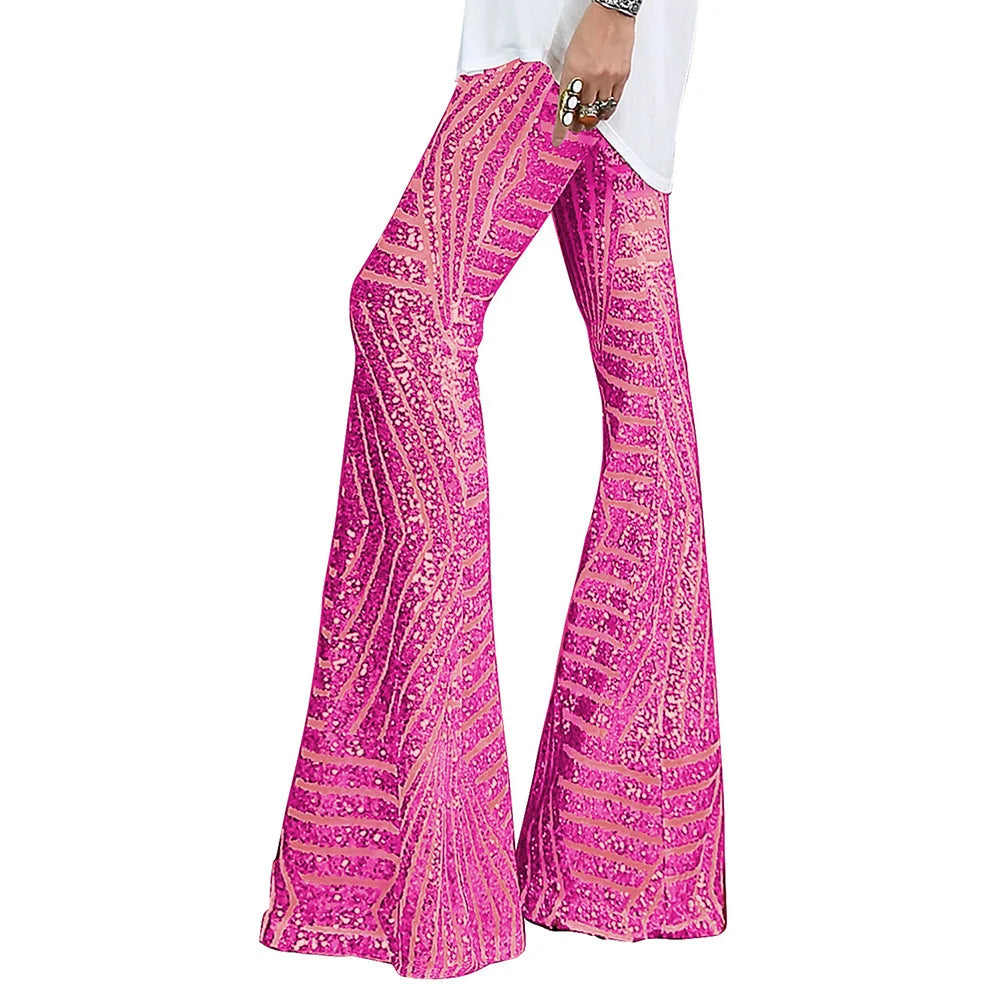 Bright Bell-bottom Pants