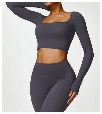 Long Sleeve Fitted Top