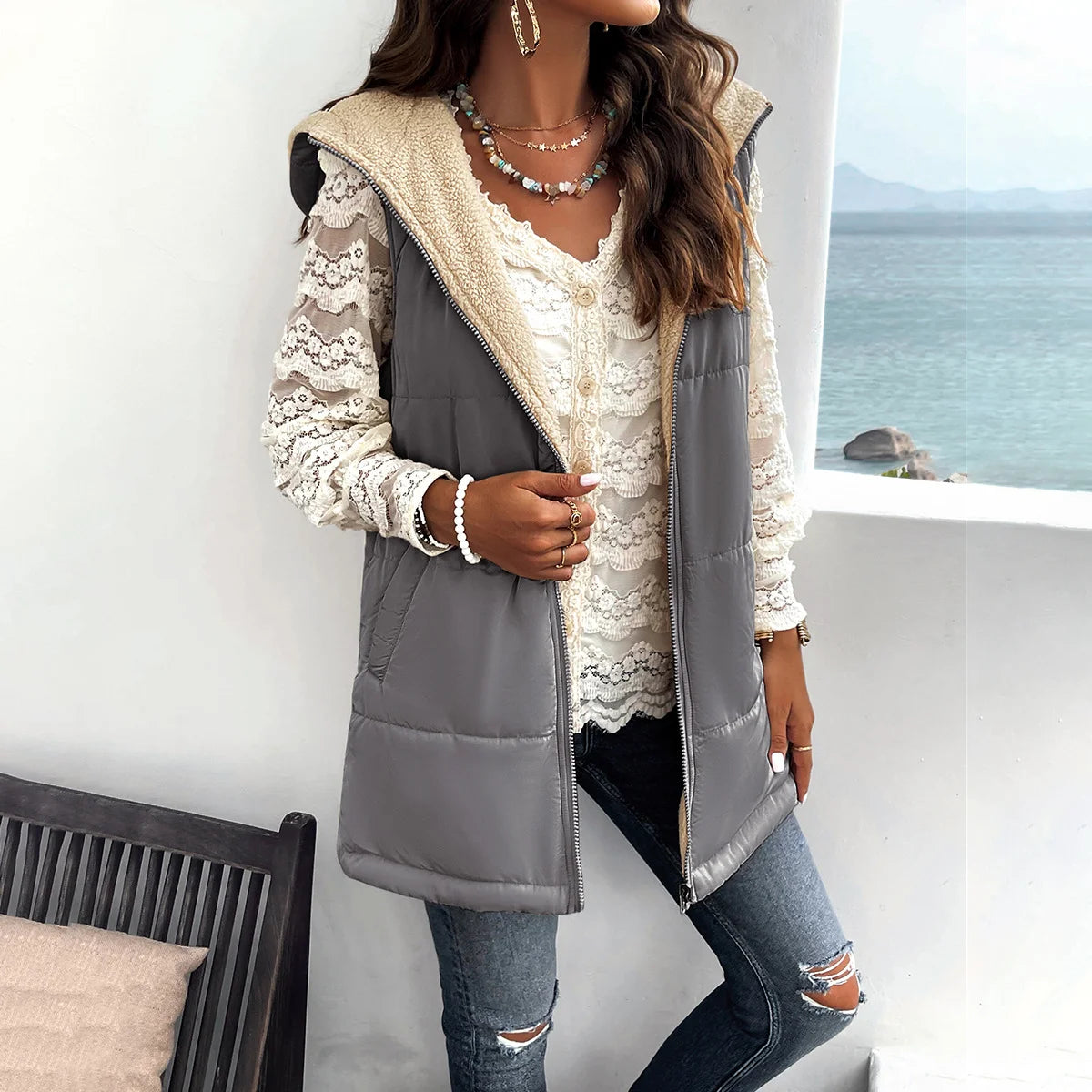 Hooded Cotton Jacket