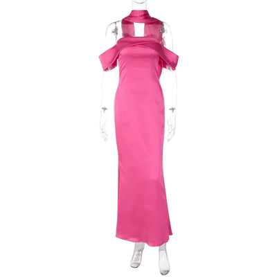 Fashion Solid Color Sexy Backless Zippered Bandeau Dress