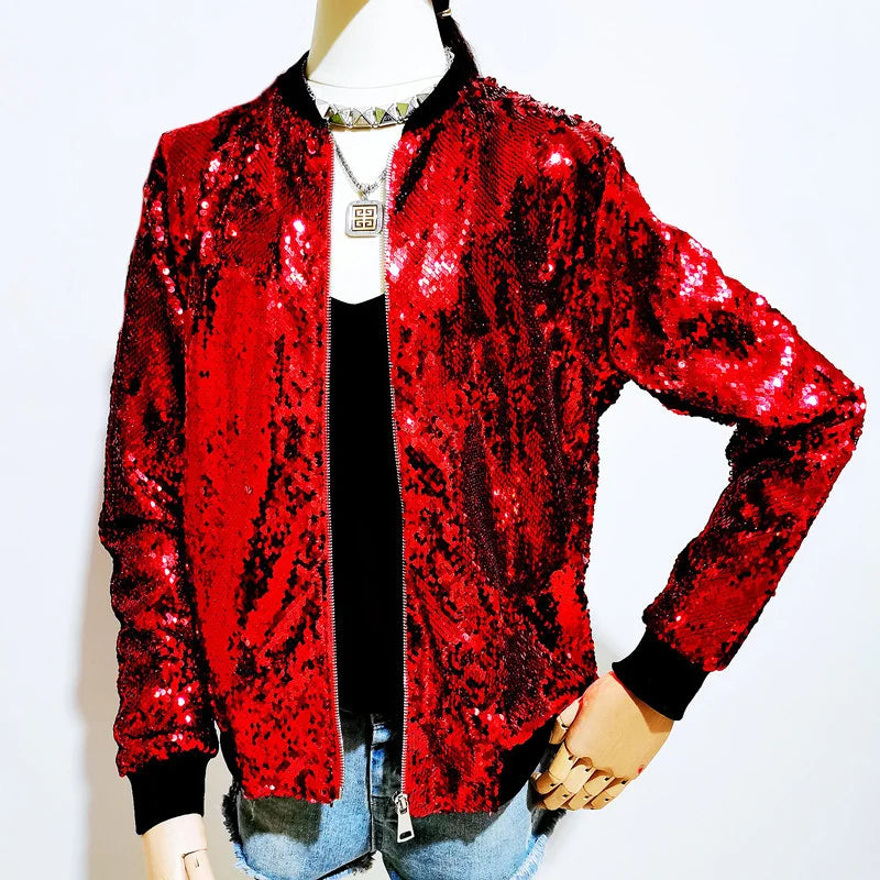 Multicolor Sequin Jacket