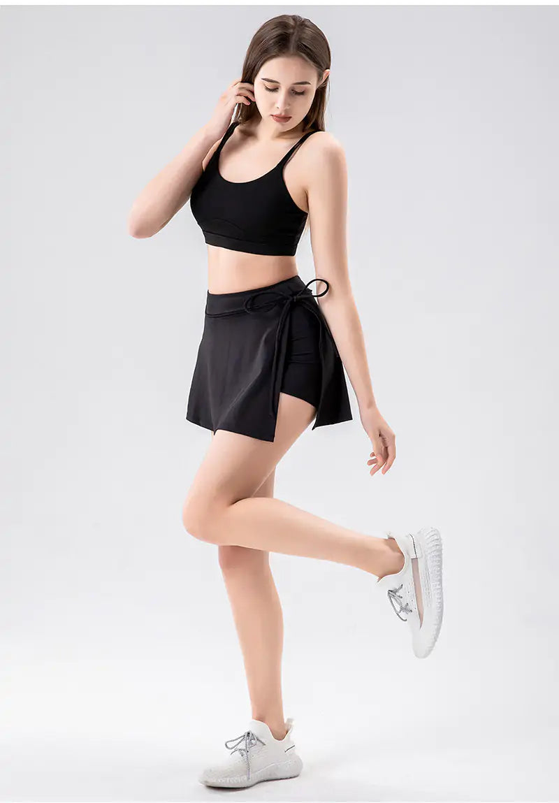 Sports Skirt With Pocket And Side Straps