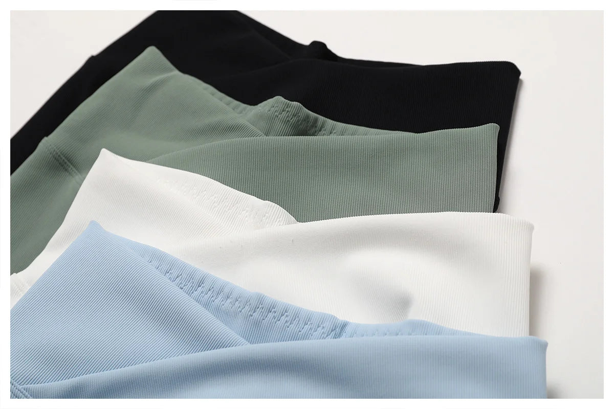 High Waist Cross Wide Leg Sports Flare Pants