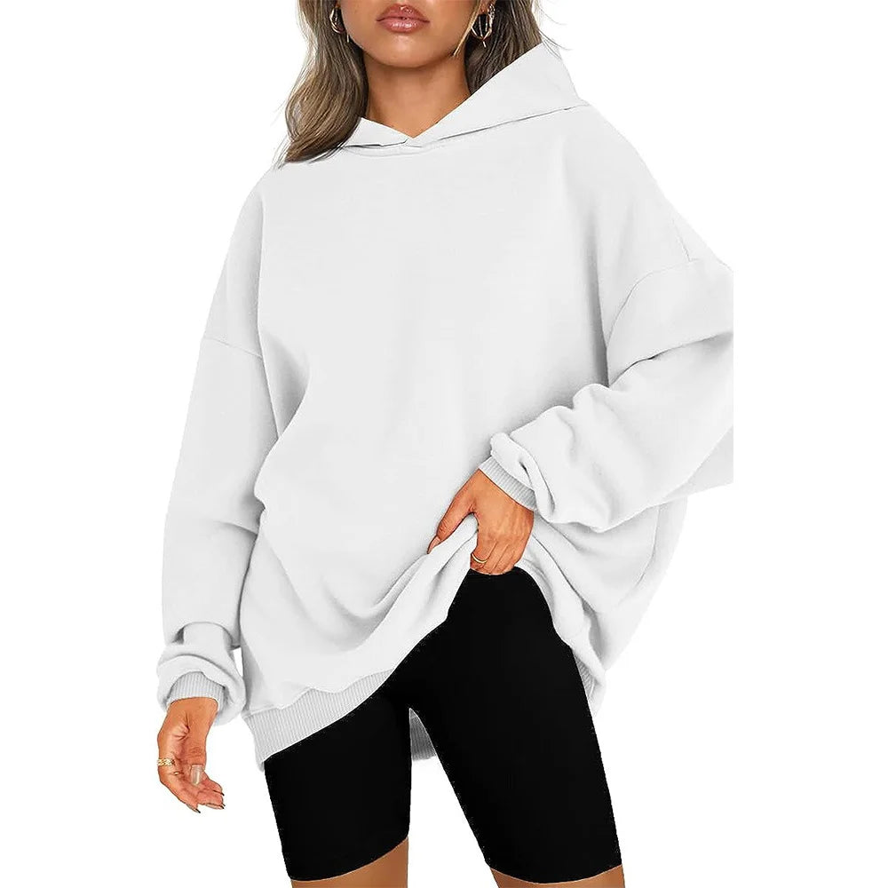 Thick Hoodie Solid Color