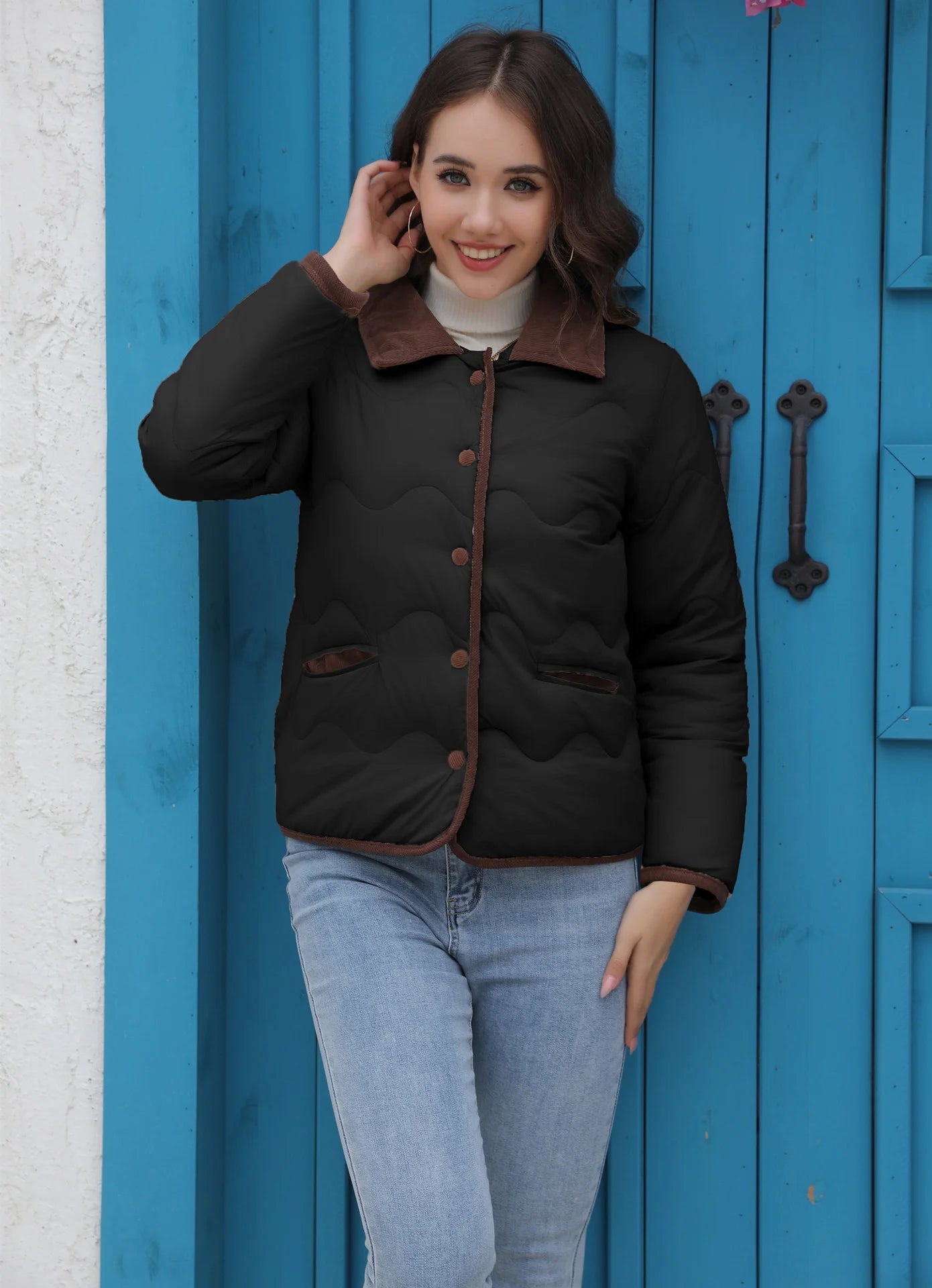 Cotton Jacket Fashion Women’s Small Fragrance Jacket