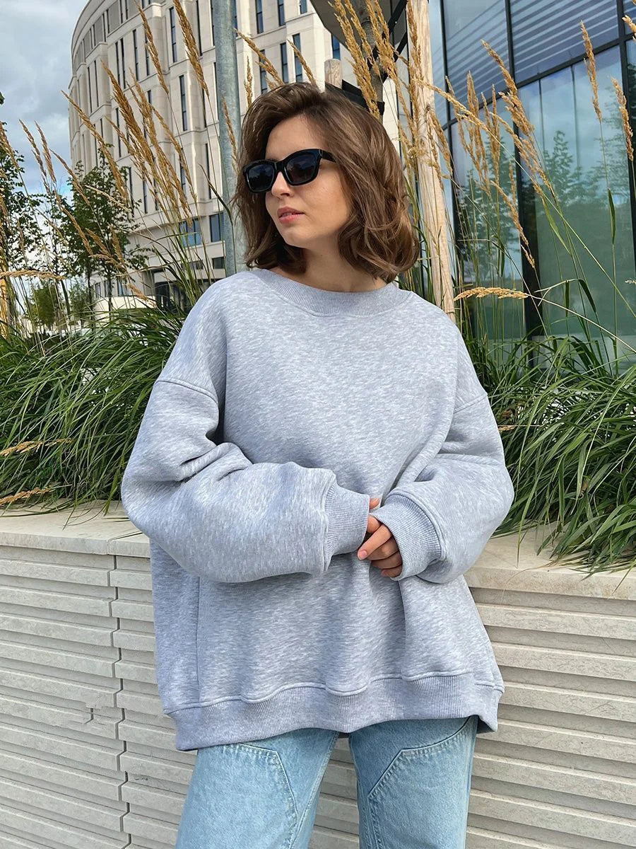 Street Color Oversize Fleece