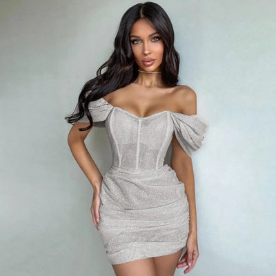 Solid Color Bodycon Slimming Dress