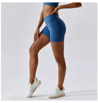 Cross Waist Quick Dry Sports Shorts