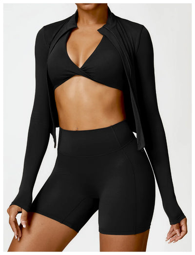Quick-Drying Sports Jacket With Zipper