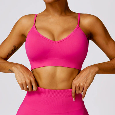 Quick Dry Seamless Sports Bra