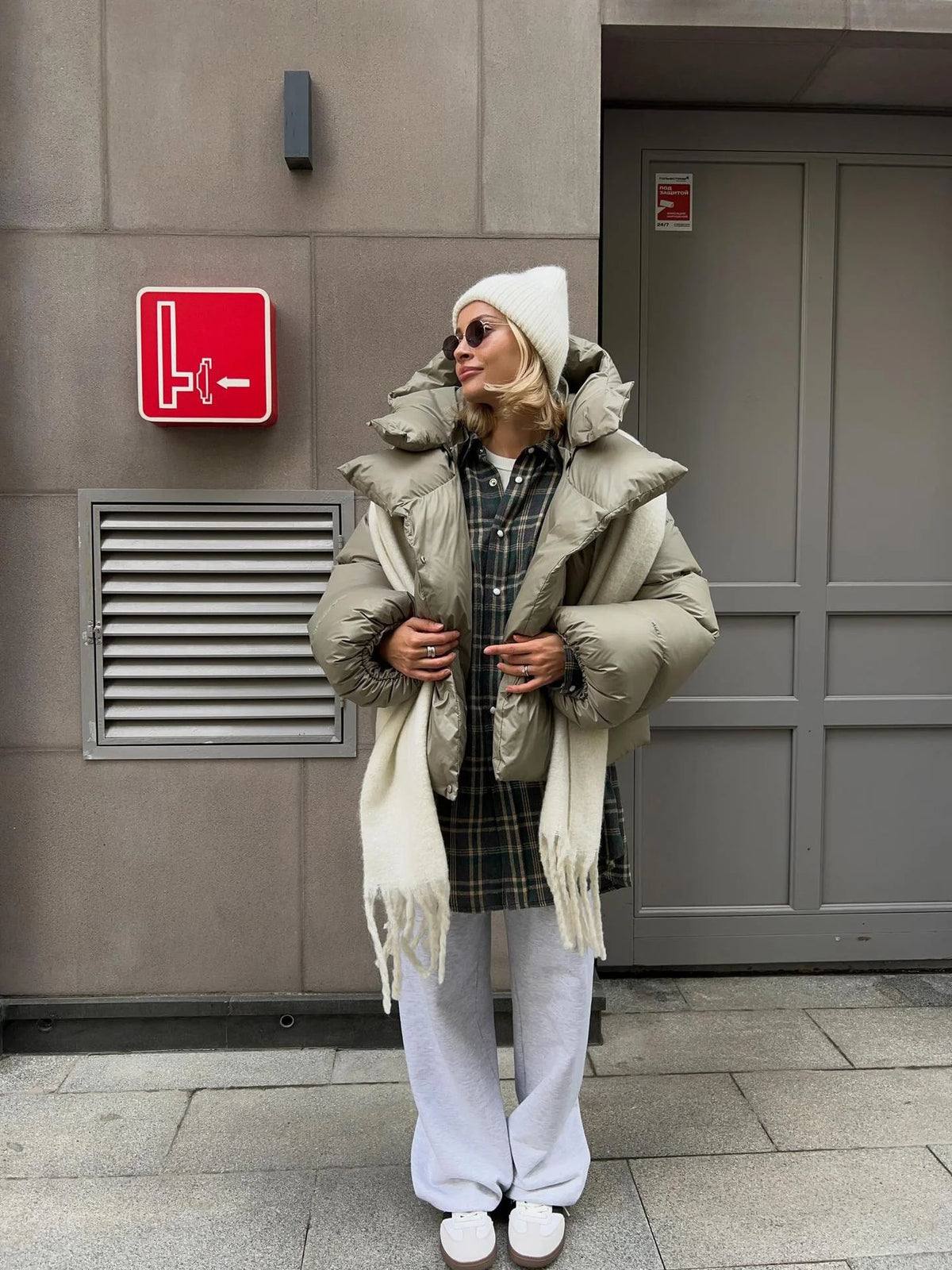 Cotton Padded Jacket Short Hooded