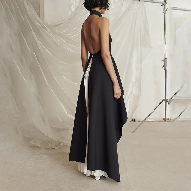 New Round Neck Sleeveless Waist Looks Thin And Irregular Slimming Suit In Spring