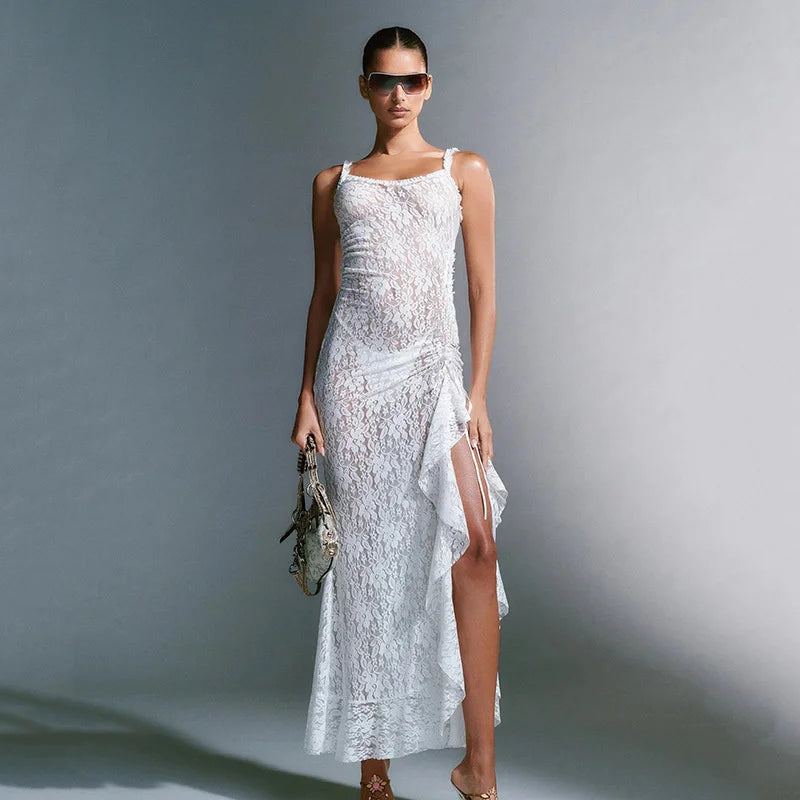 Backless Lace Dress
