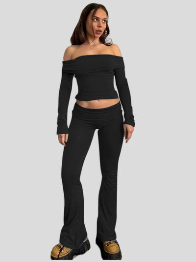Casual Top and Pants Set