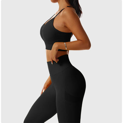 Fitted Crop Top With Thin Straps