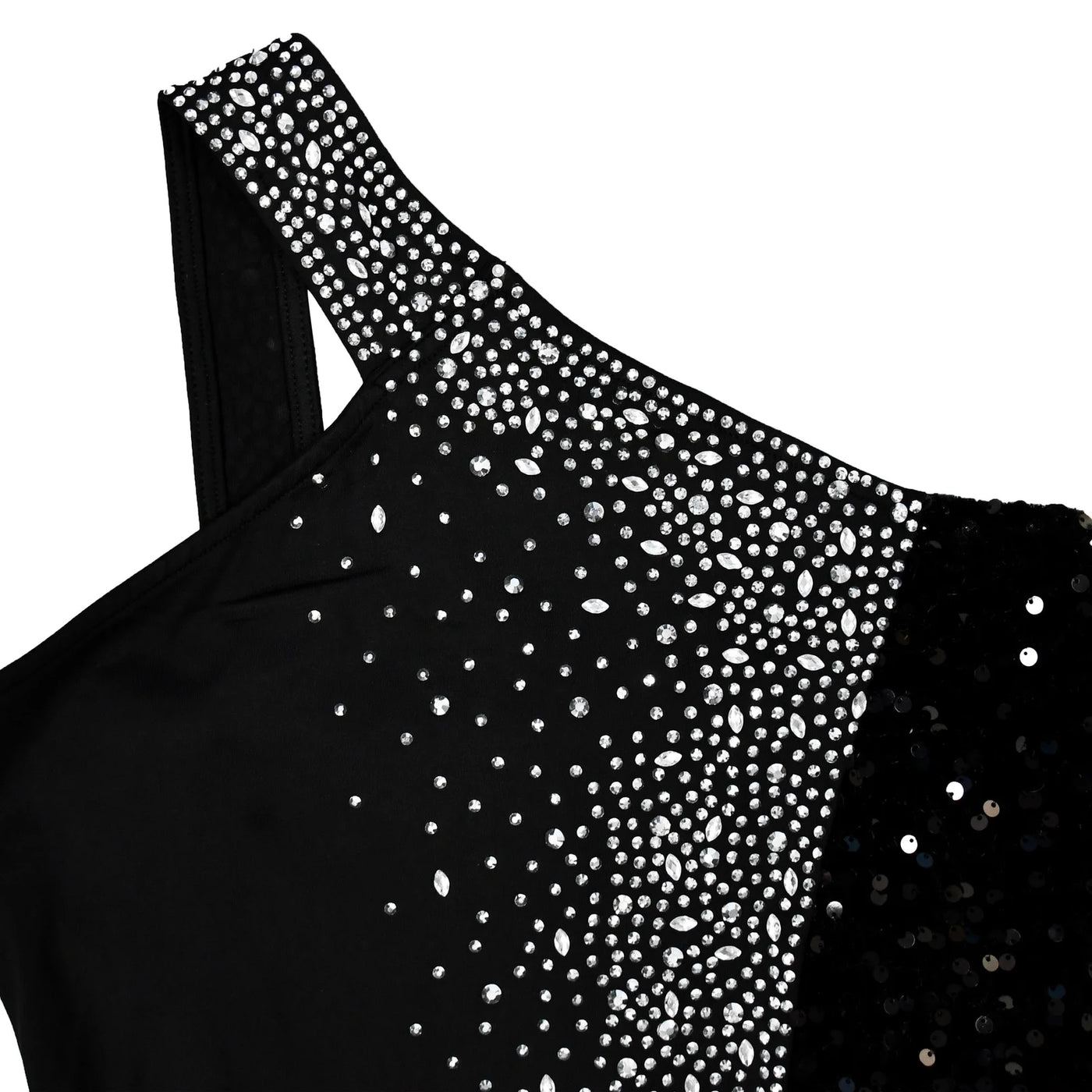 Diamond Sequin Sleeveless Long Dress