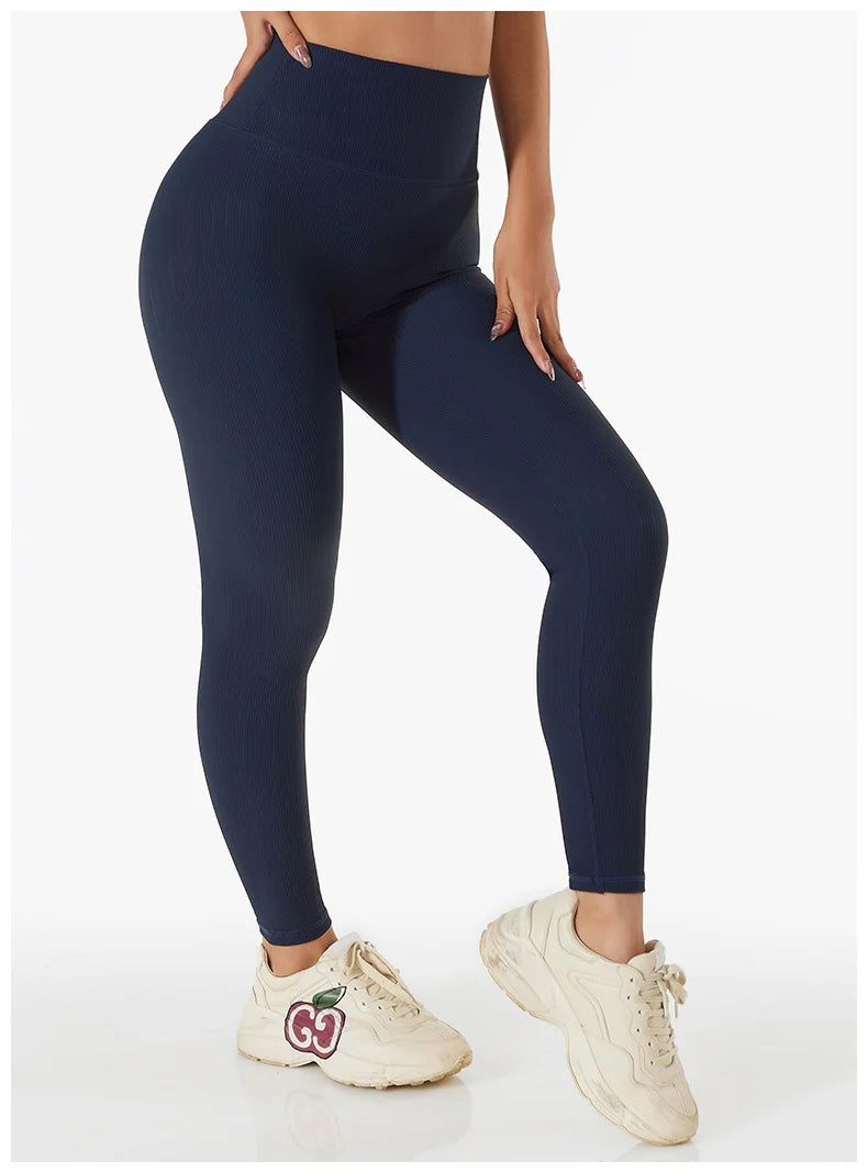 Stretch Ribbed Sports Pants