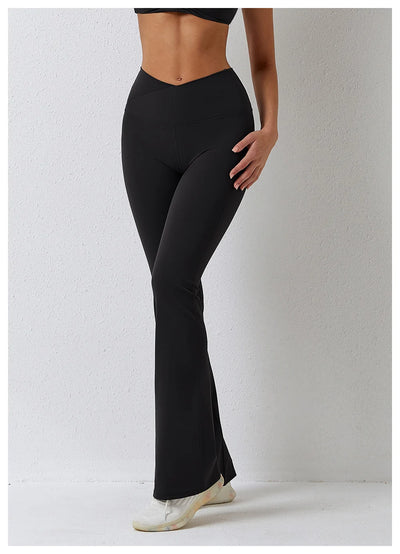 Skinny Wide Leg Sports Pants