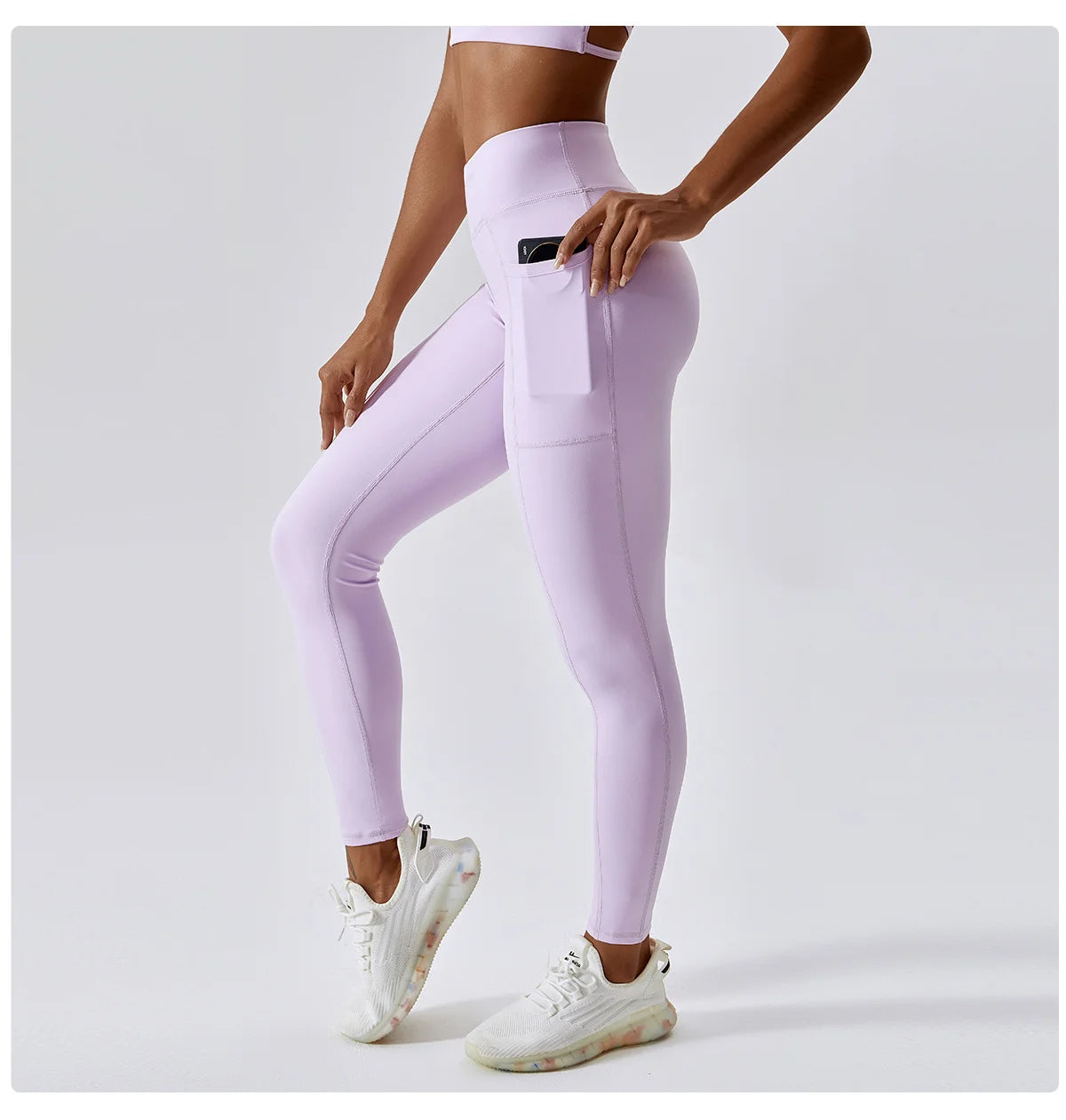 Sport Pants With Quick-drying Pocket And Crossed Waist