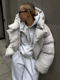 Cotton Padded Jacket Short Hooded