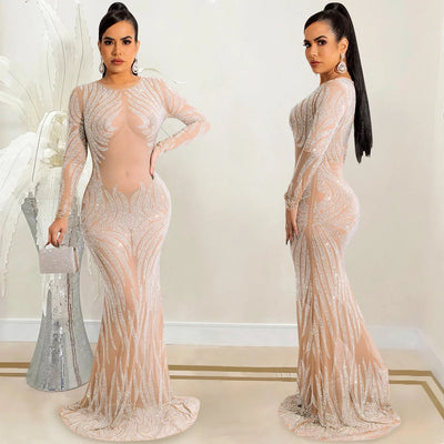 Long Sleeve Long Dress