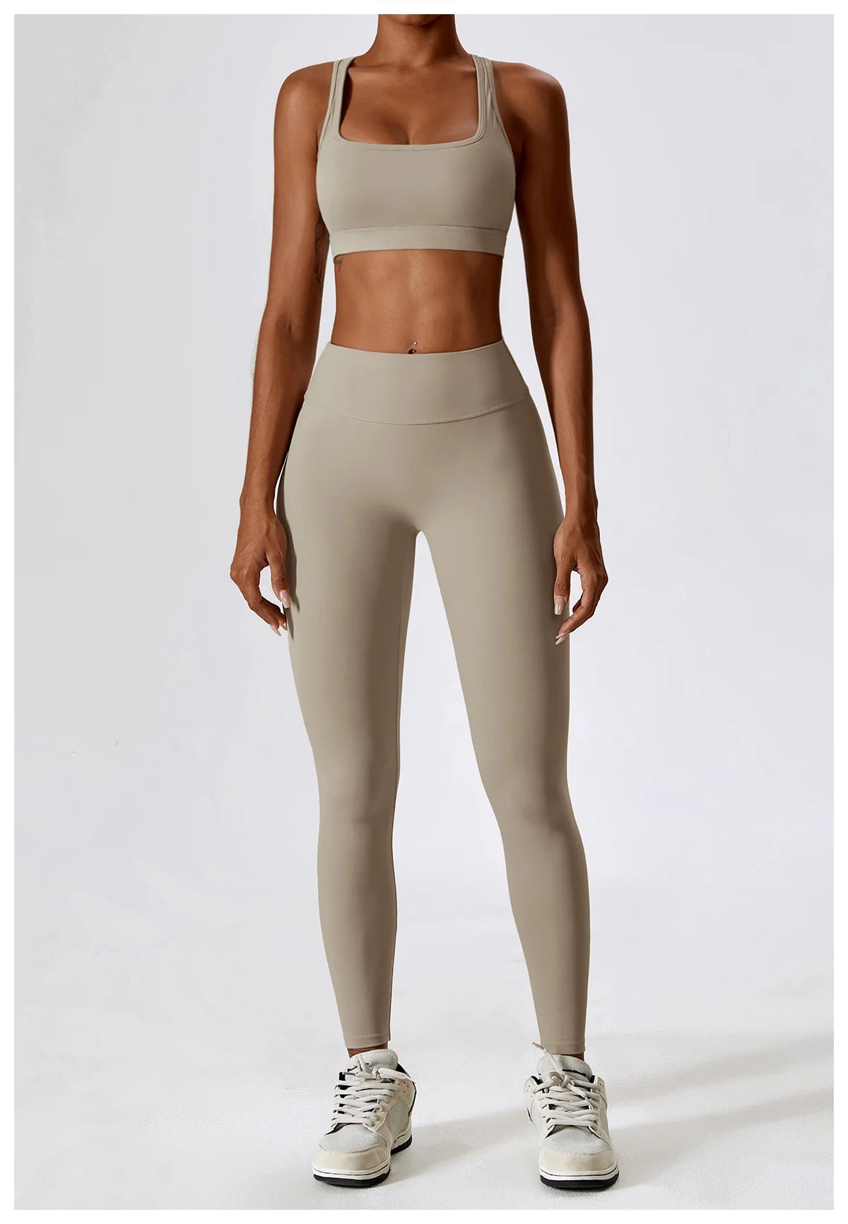 High-Intensity Nude Sports Vest Running Beautiful Back Fitness Top