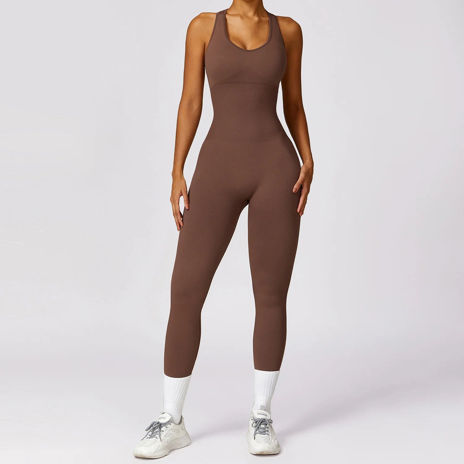 Seamless One Piece Sport Jumpsuit Fitness