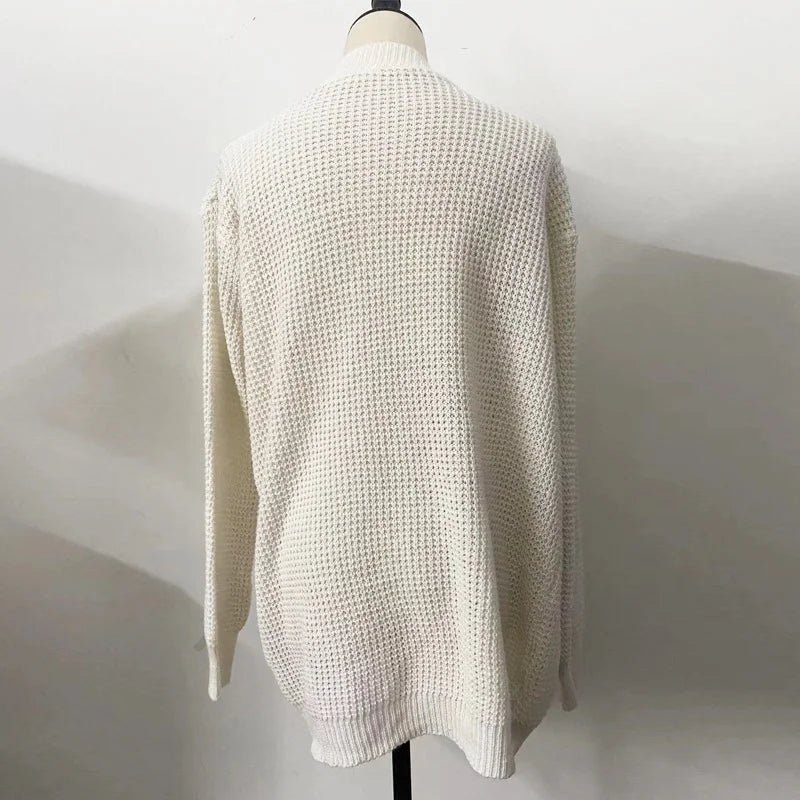 Knitted Sweater Jacket Top