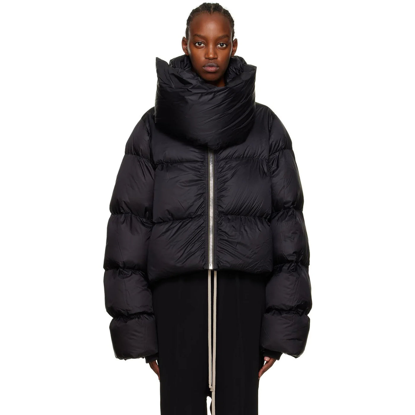 Cotton High Neck Jacket