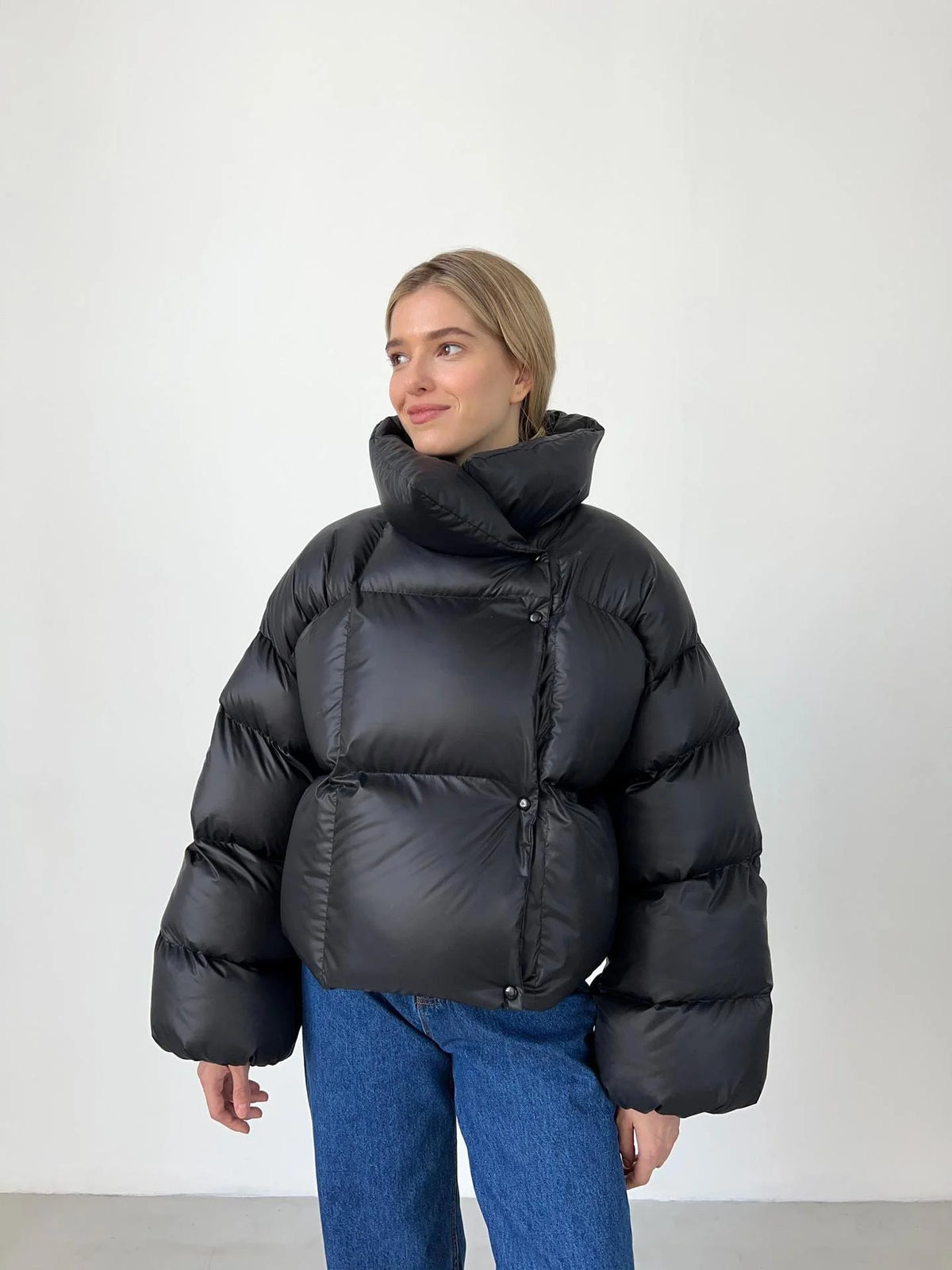 Cotton Padded Jacket Short Hooded