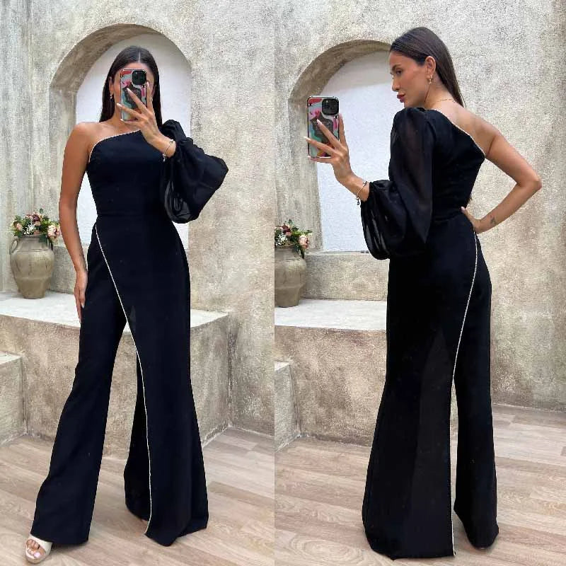 High Waist Jumpsuit With Pants