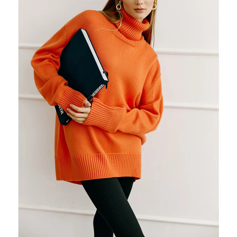 Overside High Neck Sweater