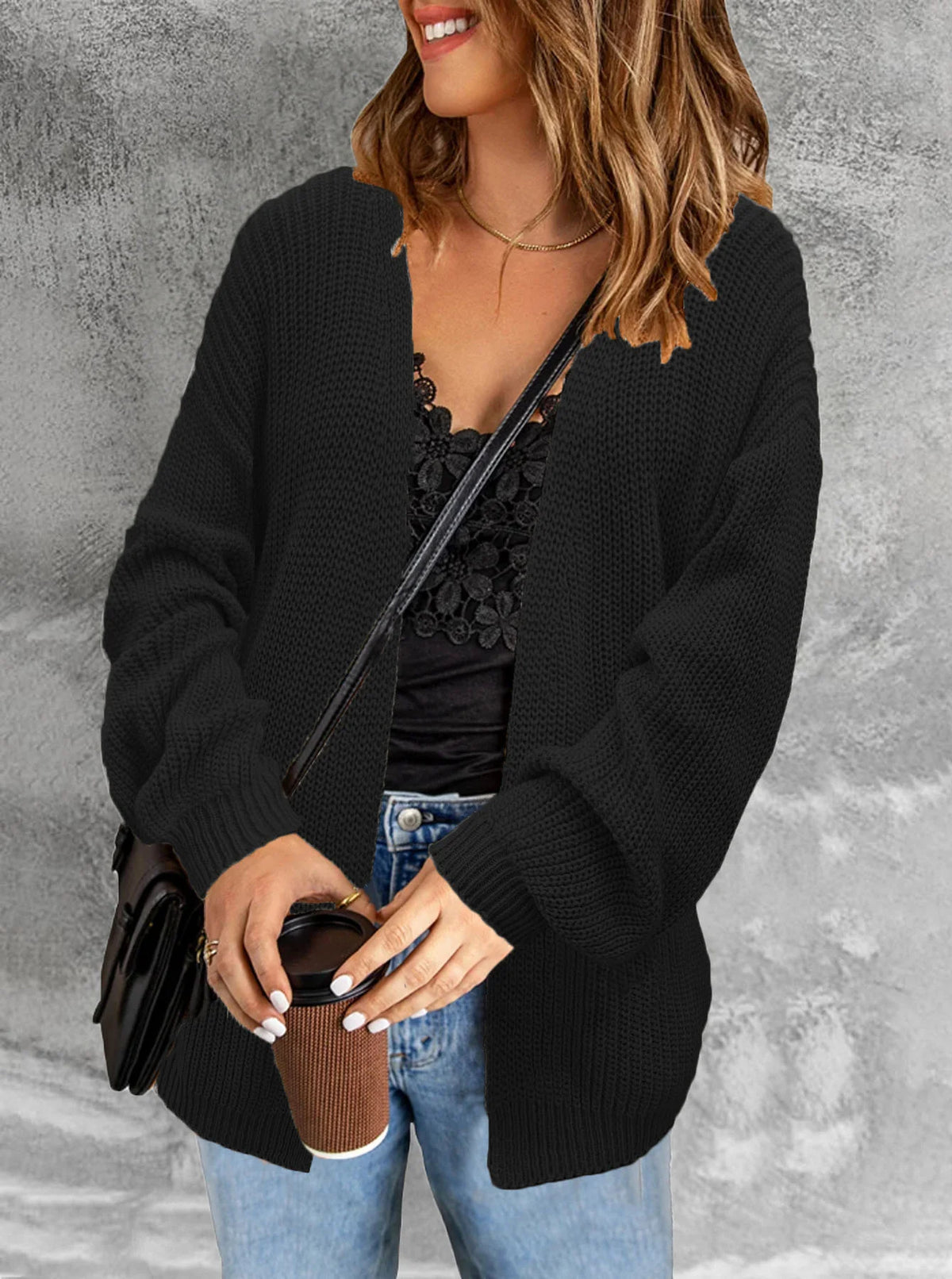 Knitted Sweater Cardigan Jacket