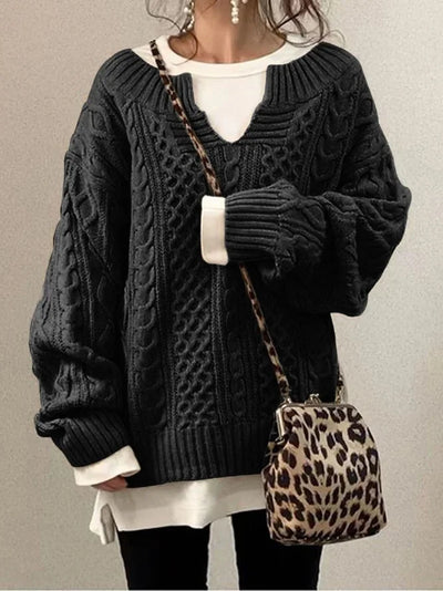 Long Knitted Sweater