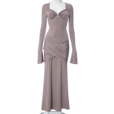 Set With Long Wrapped Skirt