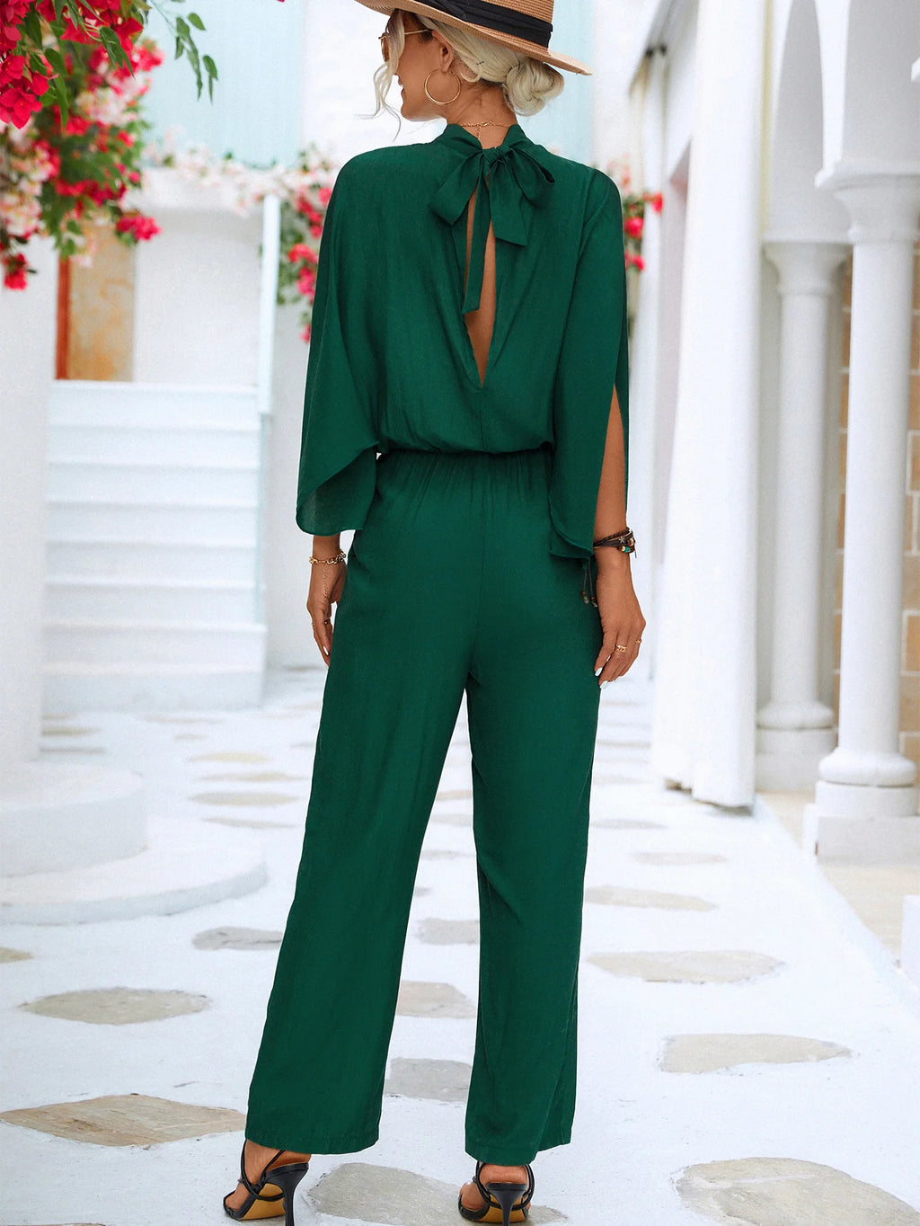 New Hot Selling Women’s Stand Up Collar Jumpsuit