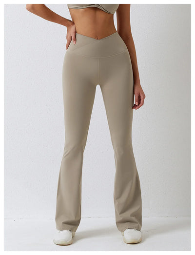 Skinny Wide Leg Sports Pants