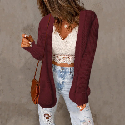 Knitted Sweater Jacket Top