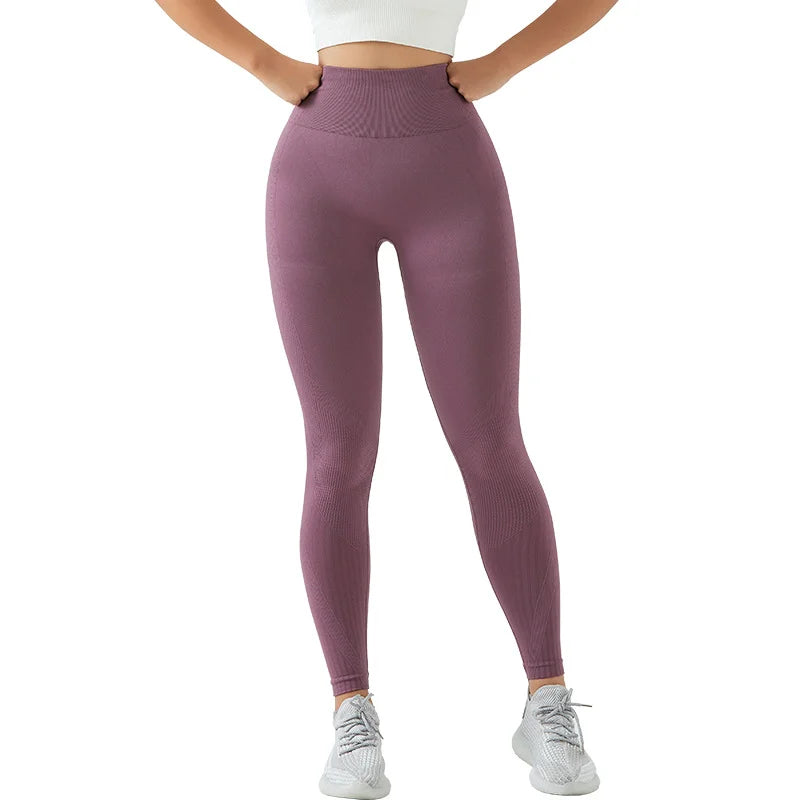 Elastic High Waist Tight Sports Pants