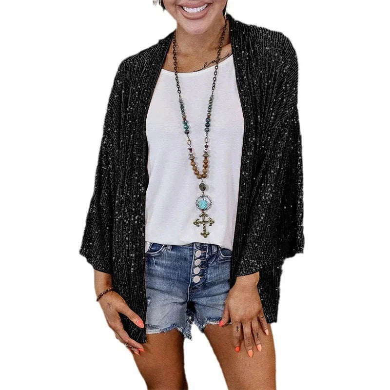 Loose Sequin Jacket