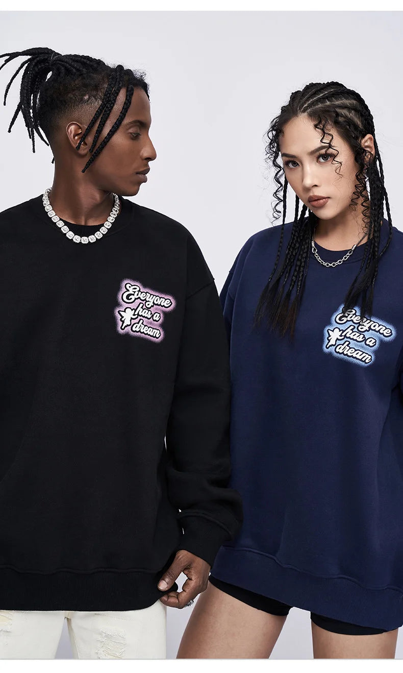 Product Street Tide Loose Leisure Tide Brand Round Neck Jacket