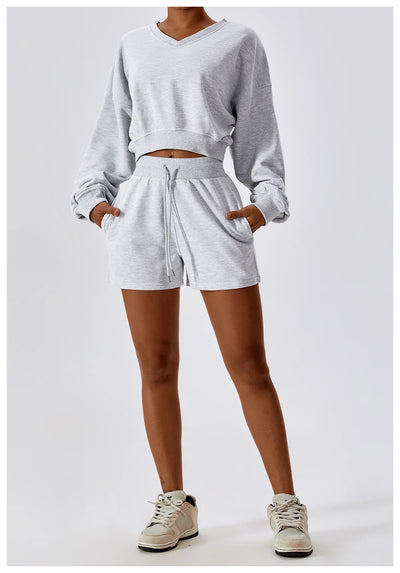 Loose Sport Shorts With Drawstring