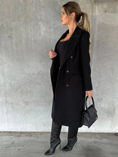 Fitted Coat With Buttons