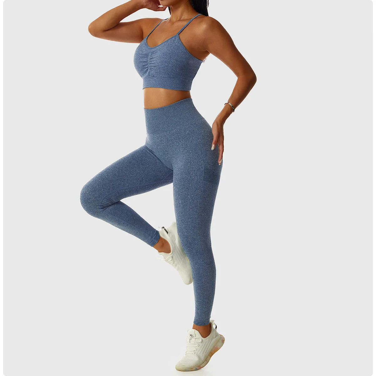 Fitted Crop Top With Thin Straps