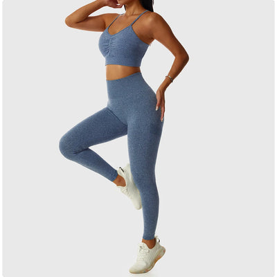 Fitted Crop Top With Thin Straps